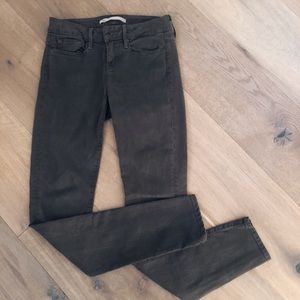 VINCE grey/army green denim